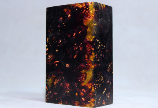 Stabilized Maple Burl Wood Mod Block